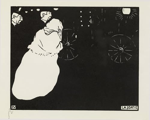 Peinture Vallotton La Sortie toile art abstrait décoration murale salon