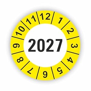 Fassbender-Druck Jahresplakette 2027 Ø 20mm (90 Stück)