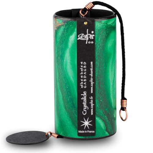 Zaphir Klangspiel Crystalide Frühling Shanti | Handgefertigtes Windspiel für Yoga, Meditation und Raumreinigung | Beruhigender Klang für Babys, Erwachsene & Haustiere