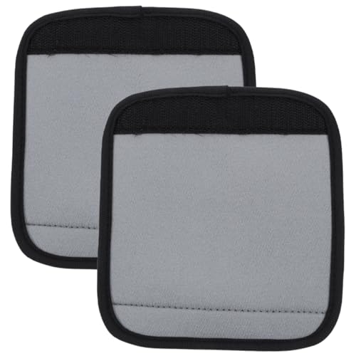 KOMBIUDA 2個 ラゲッジアームレストカバー ベビーバギー 承認済み スーツケースのホイールプロテクター バッグ スーツケースのハンドルカバー交換 交換用スーツケースハンドルカバー