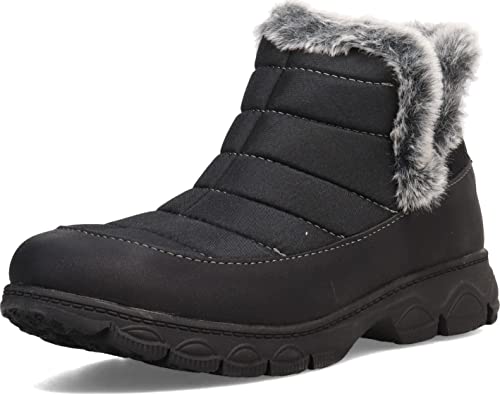 JBU by Jambu womens Granite Pull on Ankle Boot, Black, 9 US