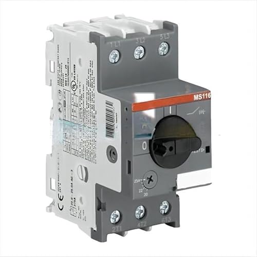 Disjoncteur protection moteur 16A monophasé triphasé avec commande manuelle isolante