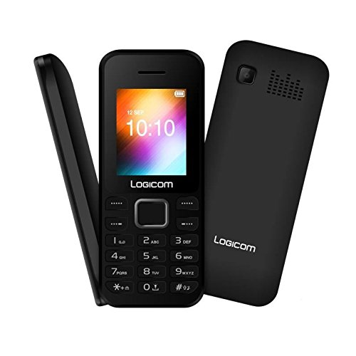 Logicom Nova 350 Pop Solo Téléphone sans Fil DECT Mains-Libres Grenat