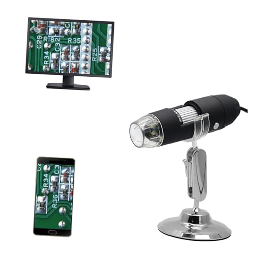 KONTONTY 3 1 USB Magnifier Microscope Portable Microscope USB Microscope Mini Microscope Microscope USB Digital Microscope 8- LED Mini Microscope Handheld Digital Microscope 1600x
