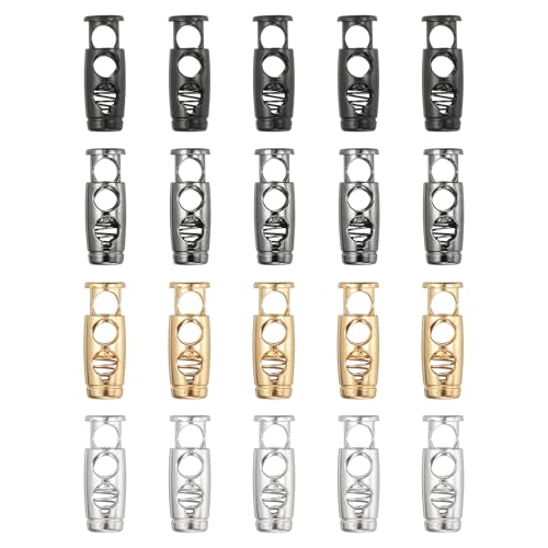 [PATIKIL] �h���[�X�g�����O�p ���^���R�[�h���b�N20�� �X�v�����O�R�[�h���b�N�g�O���X�g�b�p�[�N�����v2�������\�X���C�_�[�G���h�t�@�X�i�[ �p���R�[�h�A�E�g�h�A�o�b�O�V���[�Y�o�b�N�p�b�N�p 4�F