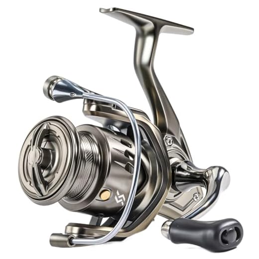 Sougayilang Spinning Reel - 5.2:1 Gear Ratio, 12+1 Bearings Freshwater Saltwater Fishing Reel, Ultra-Smooth CNC Aluminum Spool, Lightweight & Powerful for Bass Trout Salmon (Model: [2000)