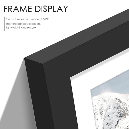 Image of DUENPY 26x38.1 Picture Frame 24-Opening 5x7 Collage Picture Frame Displays Twenty-Four 5x7 Photos Wall Decor Wall Hanging or Tabletop Black