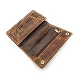 3️⃣ ✅ Langlebiges Tabakfach aus Leder: Das Tabakfach besteht aus purem Leder für maximale Haltbarkeit.