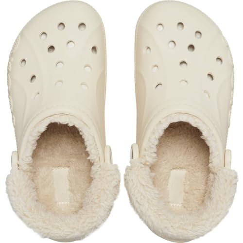 Image of Crocs Unisex Adult Baya Lined Fuzz Strap Clogs
