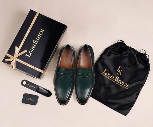 Image of LOUIS STITCH Formal Shoe for Men Shoes |Breathable Lining, Moccasins Style | Comfortable for Business, Casual, Parties (SX MC)