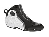Dainese Dyno C2b Leather Motorcycle Shoes (Euro 45/ US 11.5, Black/White) Dainese Dyno C2b Leather Motorcycle Shoes (Euro 45/ US 11.5, Black/White)