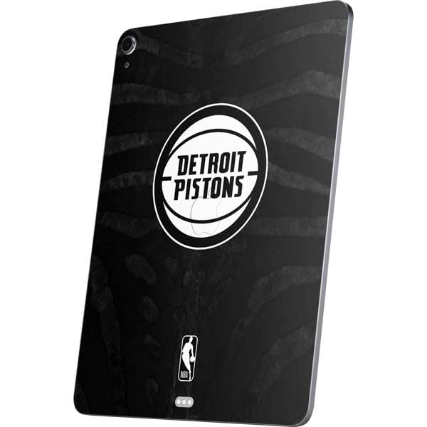 Skinit Decal Tablet Skin Compatible with iPad Air 11in (2024-2025) - Officially Licensed NBA Detroit Pistons Black Animal Print Design