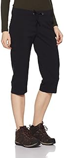 Columbia Women's Anytime Outdoor Capri, Water and Stain Repellent, Black, 8x18
