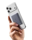 Baseus Picogo Power Bank, Smallest 5000mAh Magnetic Portable Charger with Stand, Qi2 Certified 15W Ultra-Mini MagSafe Battery Pack, Alloy Wireless Travel Fast Charger for iPhone 17/16 Series(Grey)