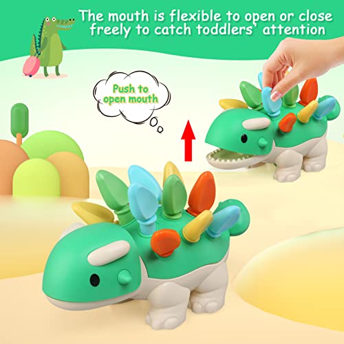 LinStyle Dinosaur Baby Sensory Toys 1 2 3 Years, Fine Motor Skills Toys, Educational Montessori Toys, Developmental Toy Gift for Boys Girls Kids