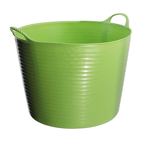 Red Gorilla Large Flexible Plastic Tub, Toy Storage, Laundry, Gardening & More, Pistachio