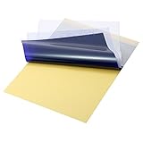 🌷🌷[GRAN APLICACIÓN] - El papel de transferencia le permite rastrear o marcar imágenes de la fuente original en el papel de transferencia y posiblemente en la piel. Use papel de plantilla con una copiadora térmica. o simplemente trace un patrón original usando un bolígrafo para plantillas de mano.