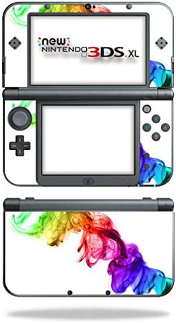 MightySkins Skin Compatible with Nintendo 3DS XL (2015) - Rainbow Smoke | Protective, Durable, and Unique Vinyl Decal wrap Cover | Easy to Apply, Remove, and Change Styles | Made in The USA