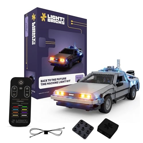 LED Light Kit for LEGO 10300 Back to the Future Time Machine