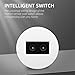 Lizusidtsy 5A 60W Ir Hand Sweep Sensor Smart Switch Dc 12V/24V InterrUpteUr Connector Hand Wave Light Motion Switch for Led Strips, White