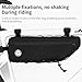 TOSUOD Bike Frame Bag - 3 Multi-Position Straps Secure Mount, Full-Side Zipper Quick Access, 2L Scratchproof Storage, Universal Fit