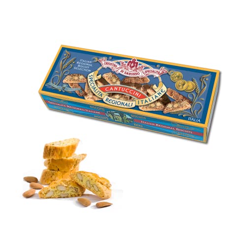 Chiostro di Saronno® | Amaretti del Chiostro® | Cantuccini con Almendras - 100 Gr | Cajas de pastelería | Pack Cantuccini Clásico