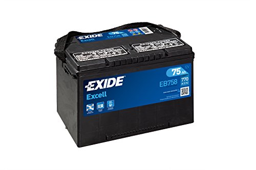 Exide Car Battery EB758 12V 75Ah