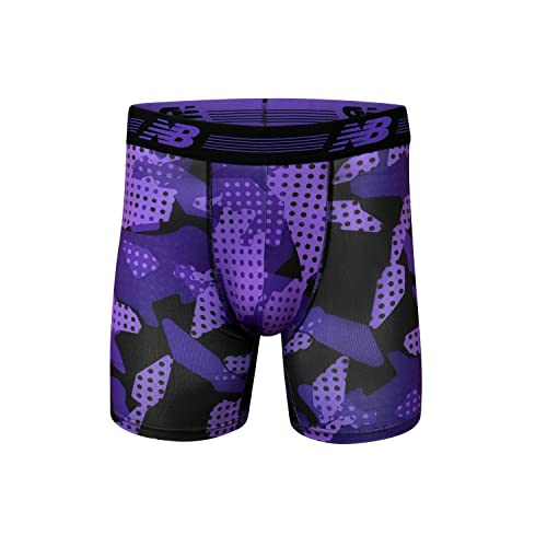 New Balance Men's Ultra Soft Performance 6" Boxer Briefs with No Fly (3 Pack)4