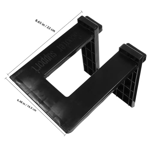 Soporte portátil negro de plástico pack de 2 para garaje 3