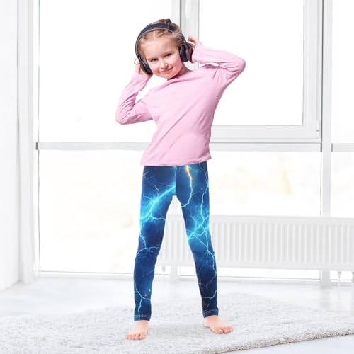 Boccsty Brown Snake Skin Girls Leggings Christmas Kids Yoga Pants Dance Active Tights 4T-10T4