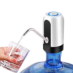 Turboflex With Upgraded Chip Fast Charge Technology Heavy Duty Automatic Usb Charging Wireless Water Can Dispenser Pump For Universal Bottle Upto 20 liter Can Bottom Loading Water Dispenser