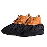 MagicDesign Reusable Shoes and Boot Covers for Contractors,Premium and Durable Heavy Duty Water Resistant Material, Large