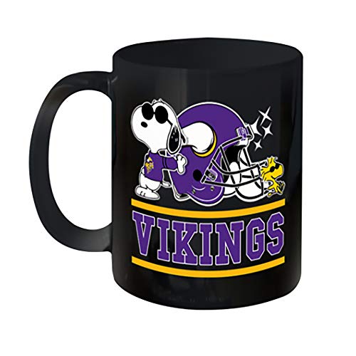 The M.inne.sota V.ikings Joe Cool And W.ood.stock S.noopy Mashup Mug Coffee, Mug 11oz, 15oz