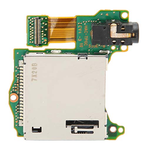 Professional Game Host Card Slot for Switch, Game Cartridge Card Slot Host Reader Tray Earphone Hole Port Fit for Switch Console Card Slot Replacement