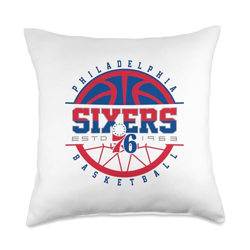 NBA Philadelphia 76ers Pick and Roll Throw Pillow