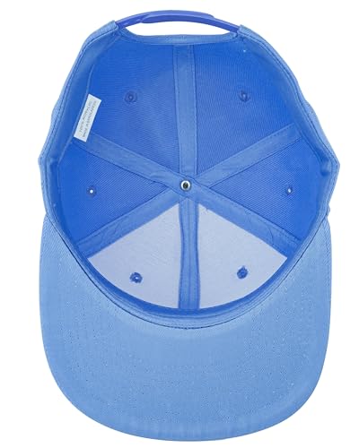 Image of Gelante Snapback Hats for Men - Flat Bill Brim Baseball Cap Hat - Plain Blank Adjustable