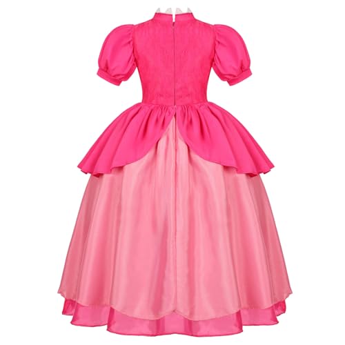 Disfraz Princesa Rosa para Niñas con Peluca y Accesorios miniatura 4