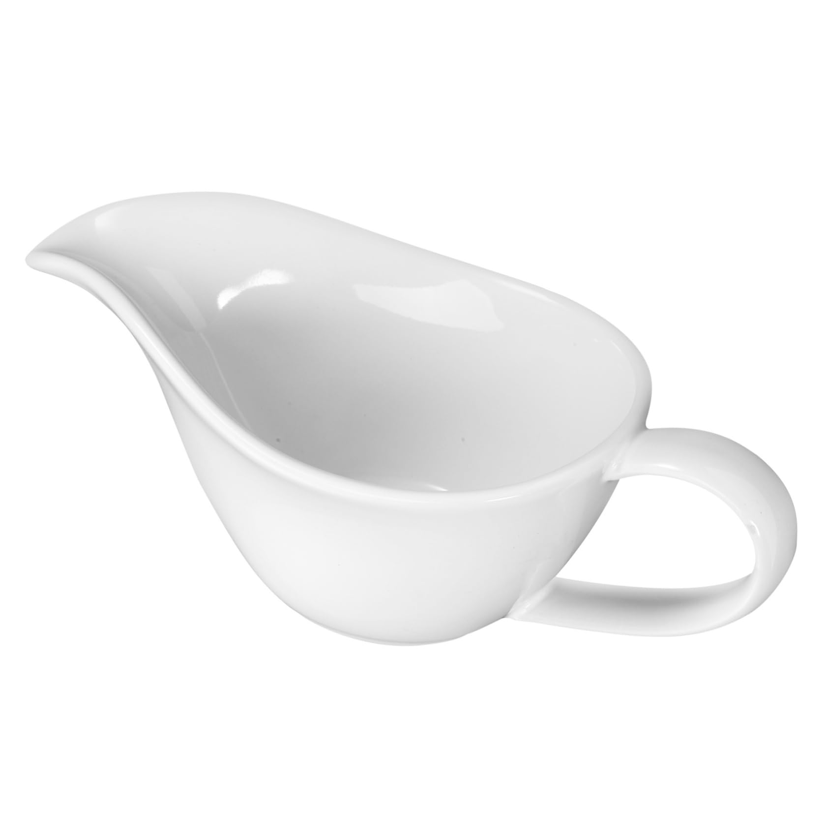 HOLIDYOYO Ceramic Sauce Boat Coffee Syrups Milk Dispenser Container Classic Syrup Bowl Water Jug Dispenser Sauce Pitcher Small Gravy Boat Small Milk Kettle Gravy Sauce Boat White Ceramics