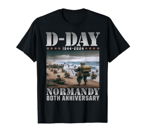Photo de D-day normandie 1944 d day 80 ans d day 80th anniversary T-Shirt