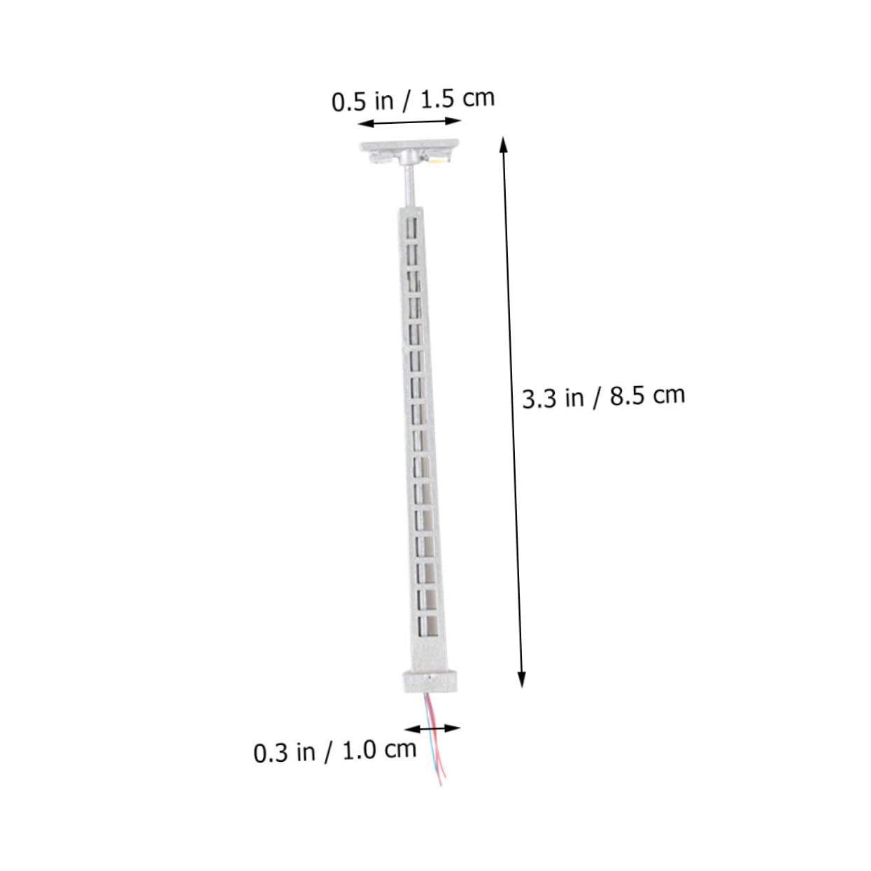 Gogogmee Mini Light Model Table Building Material Unique DIY Mini–Railroad Light for Decoration