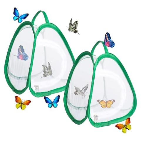 Portable Butterfly Habitat with Zipper Cover