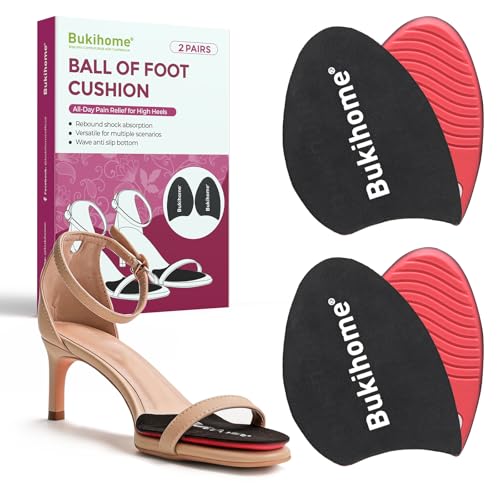 Coussins de talon pour soulager la douleur - Coussinets métatarsiens Bukihome anti-glisse