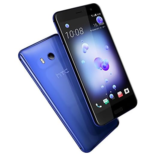 HTC U11 Dual-SIM 64GB (GSM Only, No CDMA) Factory Unlocked 4G/LTE Smartphone (Sapphire Blue) - International Version