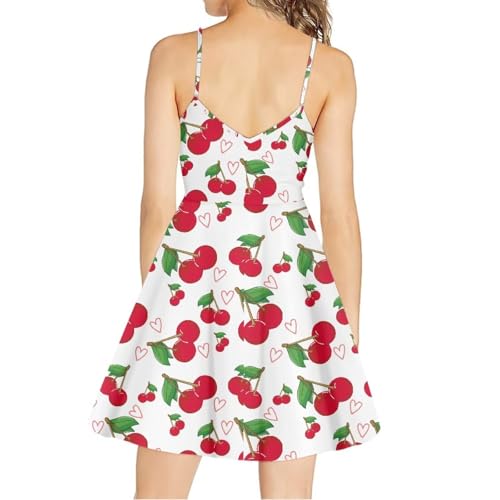 Image of Biyejit Women Casual Loose Dress Strap Long Summer Beach Swing Dress