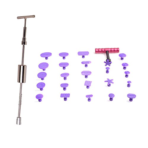 Outil de PDR Paintless Débosseler Outils Kit Réparation Dent Carrosserie Marteau Coulissant