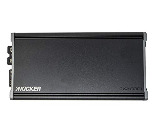 Kicker 46CXA18001 Car Audio 1800W RMS Class D Mono Amp 3600W Peak Sub Amplifier CXA1800.1 (Renewed)