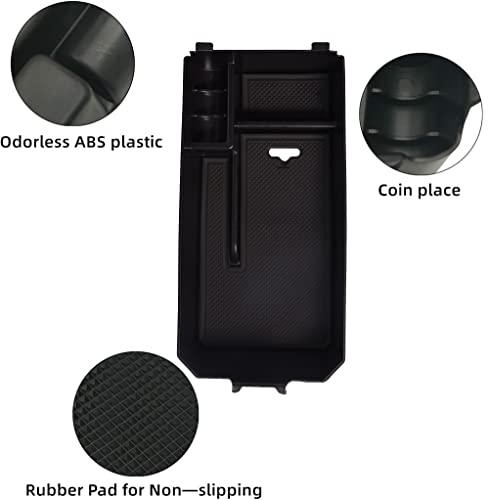 Aufbewahrungsbox Organizer Mittelkonsole Kompatibel mit Armlehne C Klasse W205 2015-2024 and GLC Klasse W253 2016-2024 & EQC CN293 2019-2023