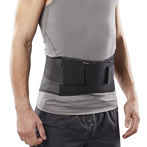 Comforband Copper-Infused Back Support Brace For Men And Women- Lightweight & Breathable Back Support Belt For Mild To Moderate Lower Back Pain, Muscle Spasm, Strains, Arthritis, Sciatica, Injury Recovery, Rehabilitation - Adjustable Compression - Class 1 Medical Device (S/M) #TOP4