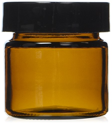 X-Small Amber Glass Storage Jar with Air-Tight Lid