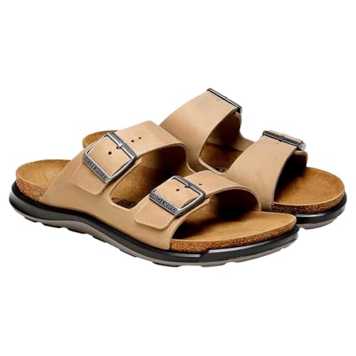 Birkenstock Women's Arizona Crosstown Sandal, Tobacco Brown (1025723, US Footwear Size System, Adult, Women, Numeric, Medium,6)4